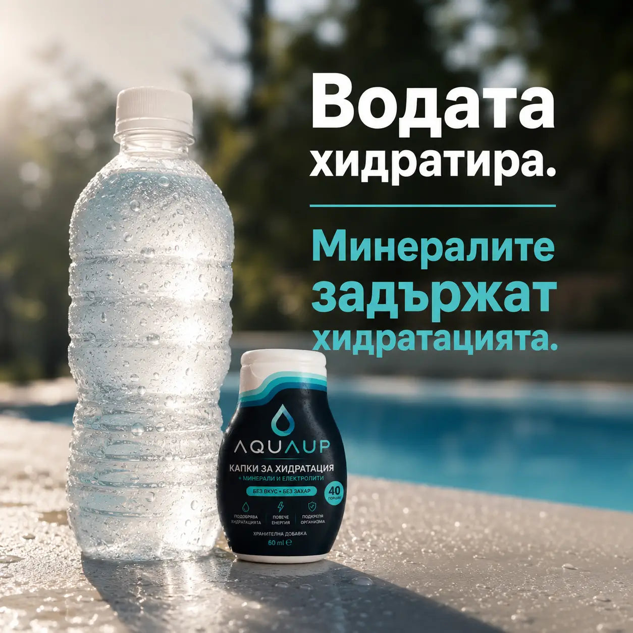 AQUAUP™ Електролитни Капки за Хидратация