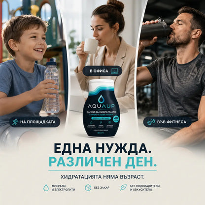 AQUAUP™ Електролитни Капки за Хидратация